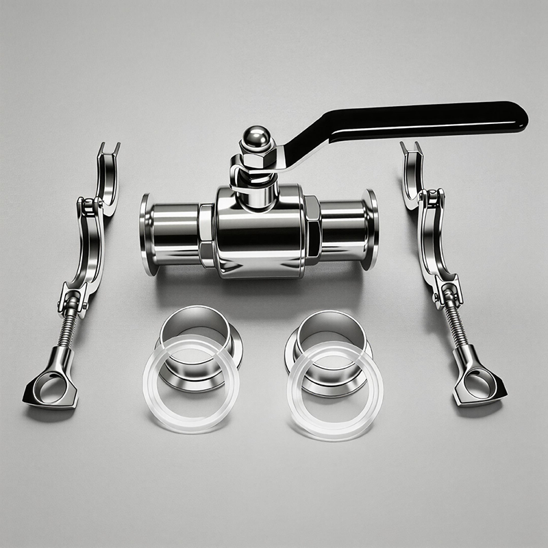 Sanitary Ball Valves Sanitary Ball Valve Physical Disassembly